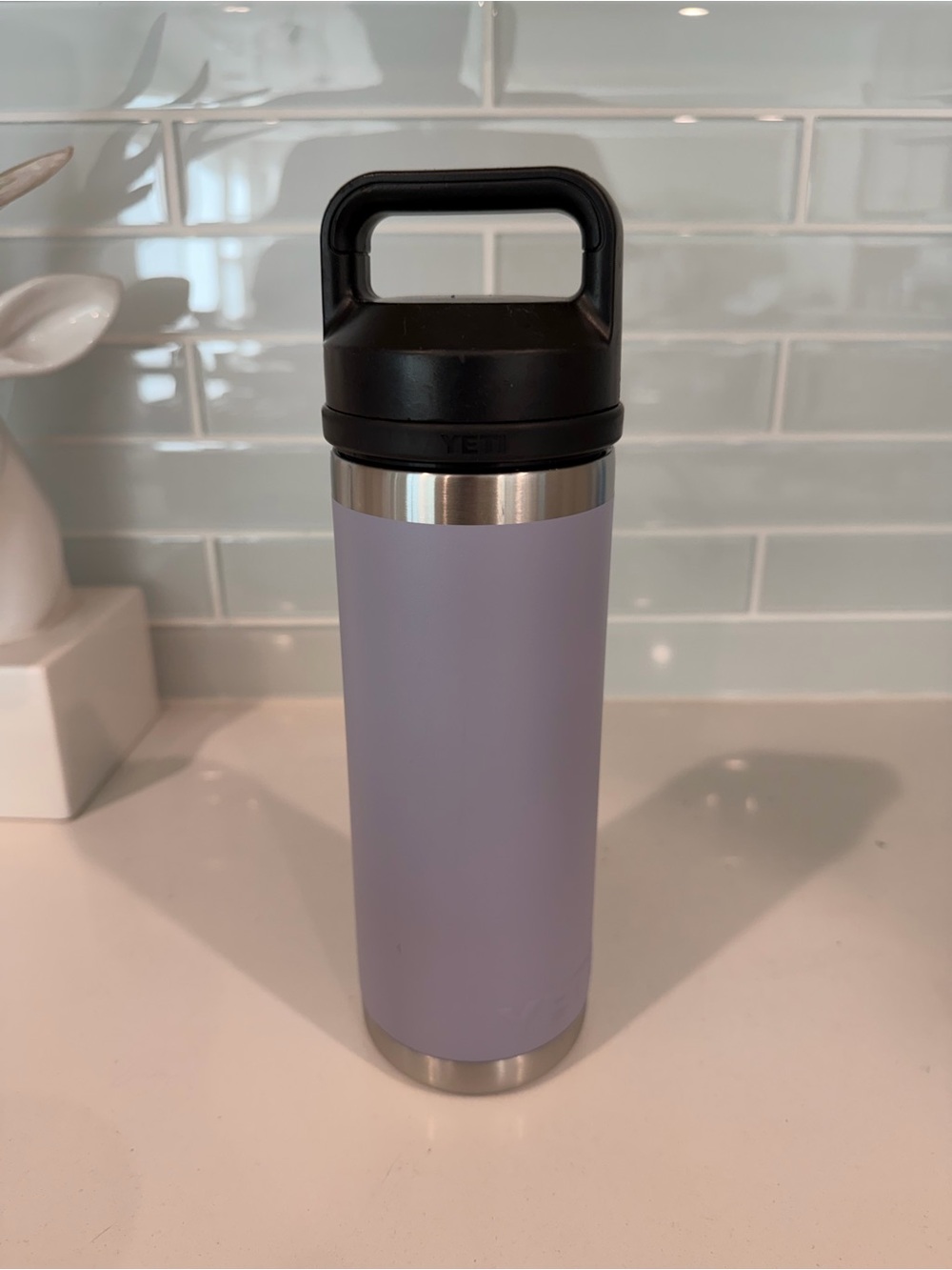 Yeti Lavender Travel Bottle with Black Handle - 2 lids
